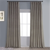 Gallery Taupe Plush Velvet Curtain