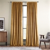 Spiced Rum Plush Velvet Curtain