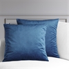 Eternal Blue Heritage Plush Velvet Cushion Cover - Pair