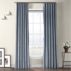 Denmark Blue Heritage Plush Velvet Curtain