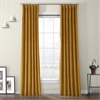 Retro Gold Heritage Plush Velvet Curtain