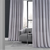 Cascade Grey Royal Lux Velvet Curtain