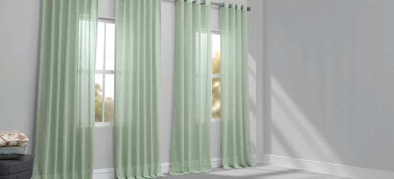 Grommet Linen Curtains