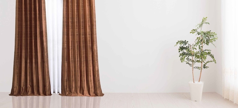 Vintage Textured Faux Dupioni Silk Curtains