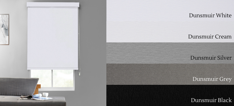 Boucle Textured Blackout Roller Shades