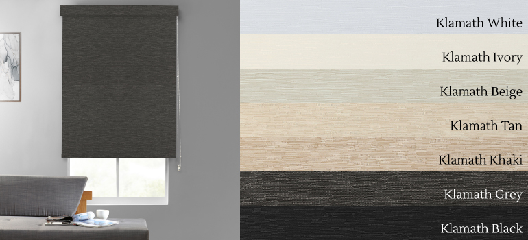 Dobby Textured Blackout Roller Shades