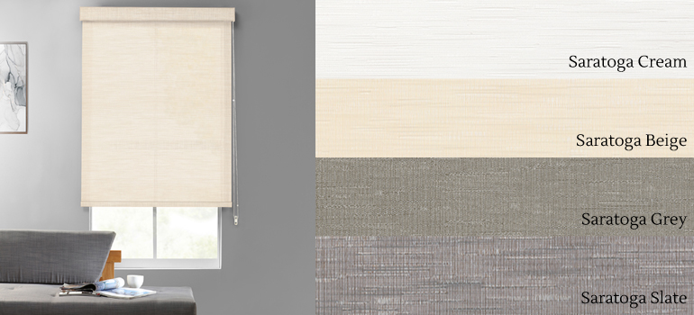 Bedford Textured Light Filtering Roller Shades