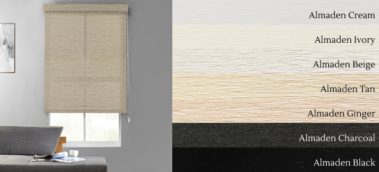 Carrera DoubleSlub Textured Light Filtering Roller Shades