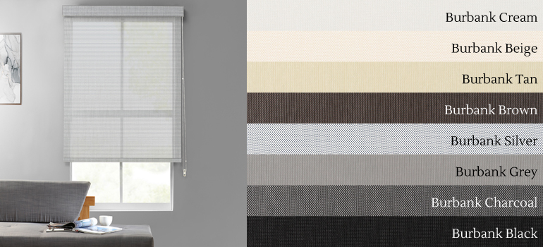 TabbyWeave Textured Semi Sheer Roller Shades